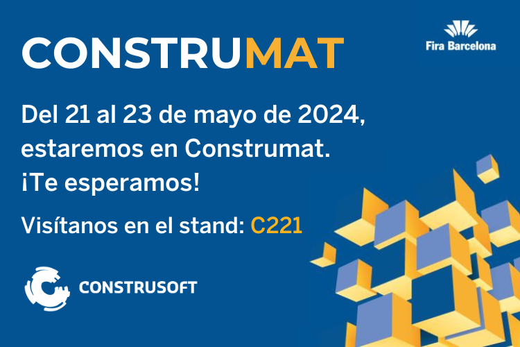 Estaremos presentes en la feria Construmat