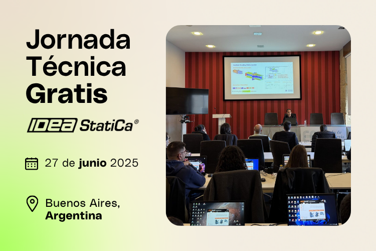 Jornada Técnica IDEA StatiCa en la Escuela Argentina de Diseño en Buenos Aires