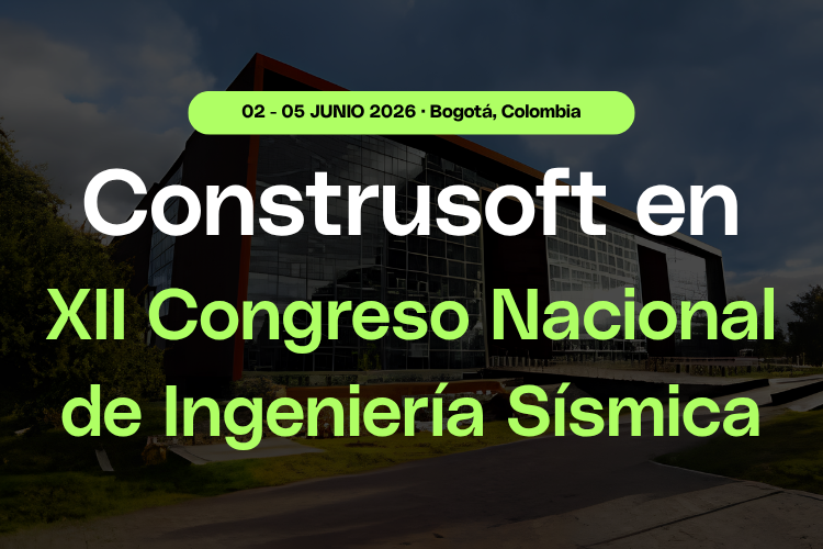Construsoft estará en el Congreso de Ingeniería Sísmica 2026