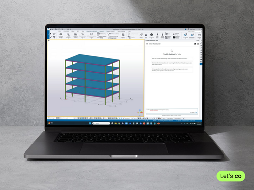 Tekla Structures integra IA para hacerte el trabajo más fácil